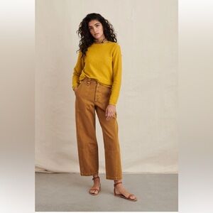NWT Alex Mill Phoebe High Rise Relaxed Utility Pant Golden Khaki 31